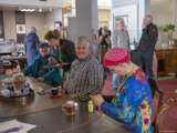 Publiek bij het Damster Proza en Poëziefestival.